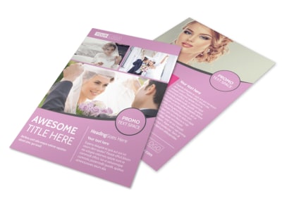 Wedding & Portrait Photography Flyer Template preview