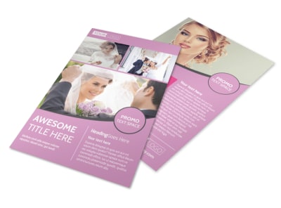 Wedding & Portrait Photography Flyer Template preview
