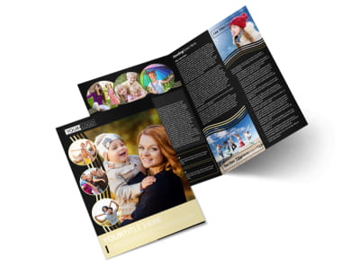 Playful Moments Photography Bi-Fold Brochure Template preview
