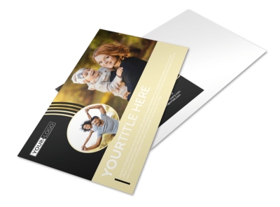 Playful Moments Photography Postcard Template preview