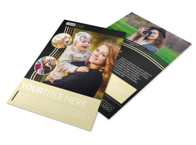 Playful Moments Photography Flyer Template preview