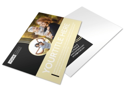 Playful Moments Photography Postcard Template preview