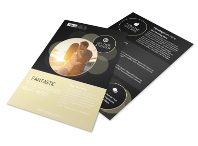 Couple Photography Flyer Template preview