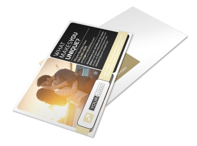 Couple Photography Postcard Template preview