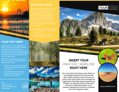 Nature Photography Brochure Template Preview 1