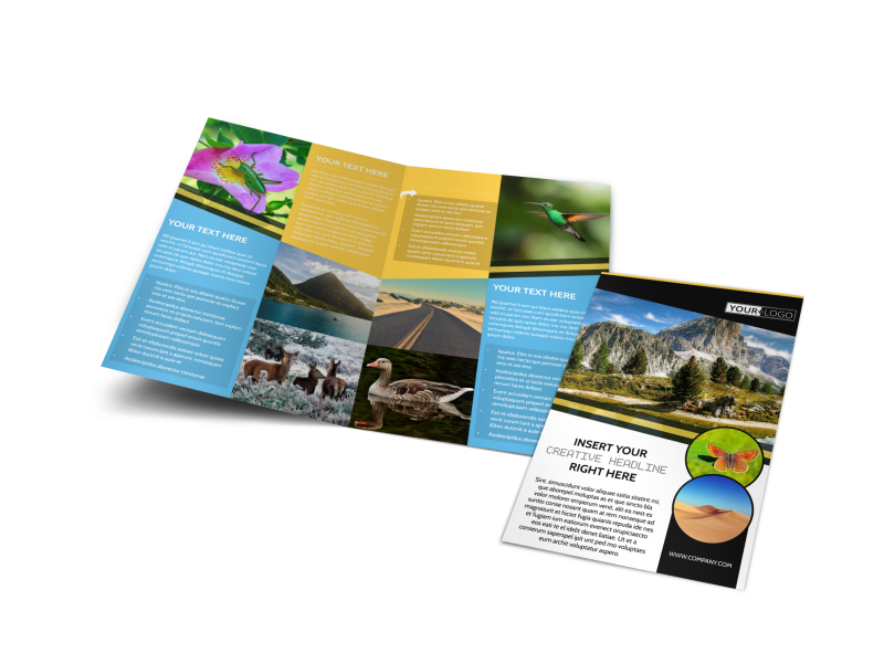 Nature Photography Brochure Template Preview 1