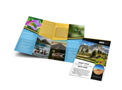 Nature Photography Bi-Fold Brochure Template preview