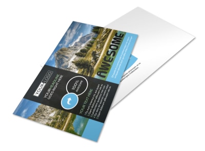 Nature Photography Postcard Template preview