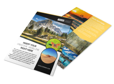 Nature Photography Flyer Template preview