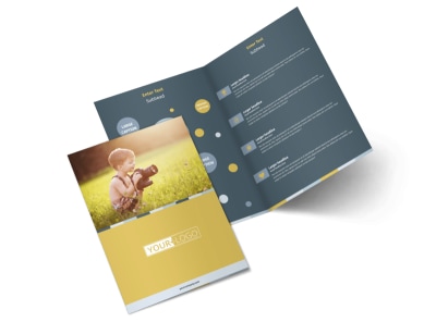 Kid Photography Bi-Fold Brochure Template preview