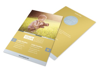 Kid Photography Flyer Template preview