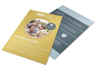 Fun Family Photography Flyer Template preview