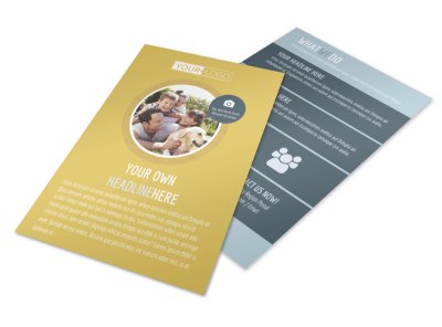 Fun Family Photography Flyer Template preview