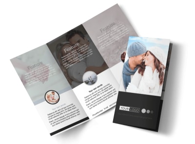 Engagement Photography Tri-Fold Brochure Template preview