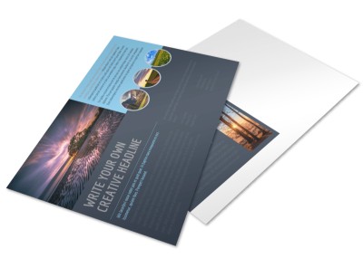 Beautiful Landscape Photography Postcard Template preview
