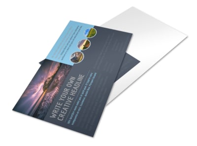 Beautiful Landscape Photography Postcard Template preview