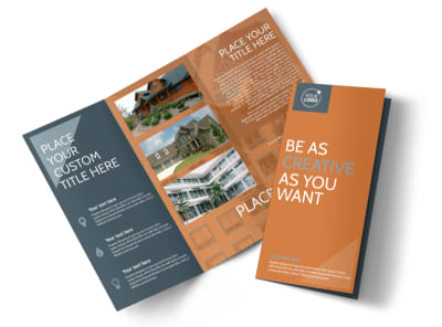 Rental Property Management Tri-Fold Brochure Template preview