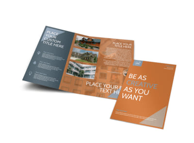 Rental Property Management Bi-Fold Brochure Template preview