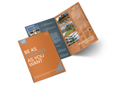 Rental Property Management Bi-Fold Brochure Template preview