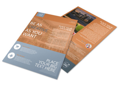 Rental Property Management Flyer Template preview
