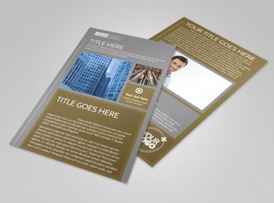 Commercial Property Management Flyer Template preview