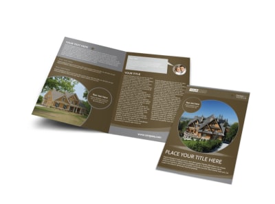 Premier Real Estate Bi-Fold Brochure Template preview