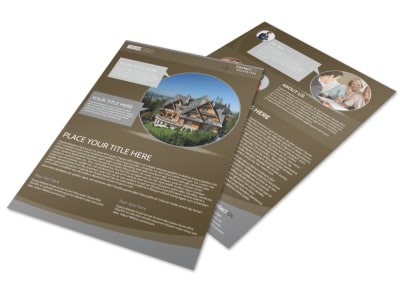 Premier Real Estate Flyer Template preview