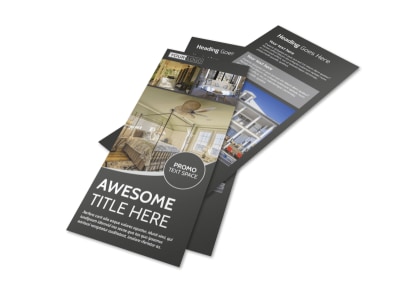 Elegant Villa Rental Flyer Template preview