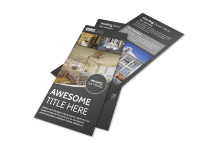 Elegant Villa Rental Flyer Template preview