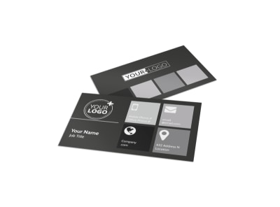 Elegant Villa Rental Business Card Template preview