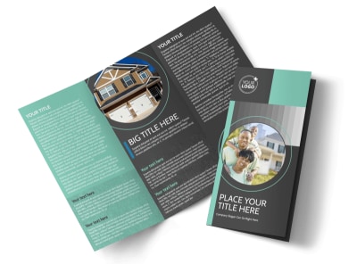 Licensed Real Estate Agents Tri-Fold Brochure Template preview