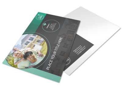 Licensed Real Estate Agents Postcard Template preview