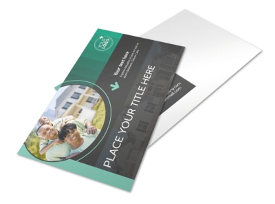 Licensed Real Estate Agents Postcard Template preview