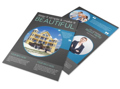 Vacation Rentals Flyer Template preview
