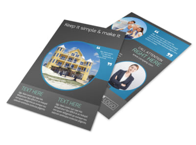 Vacation Rentals Flyer Template preview