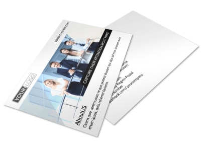 Elite Real Estate Team Postcard Template preview