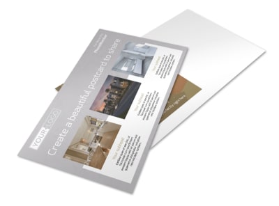Apartment Complex Postcard Template preview