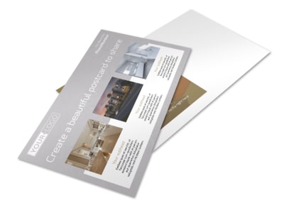 Apartment Complex Postcard Template preview