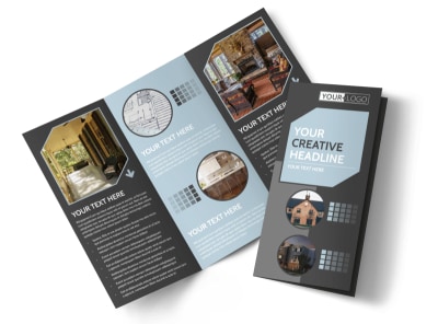 Townhome Rentals Tri-Fold Brochure Template preview
