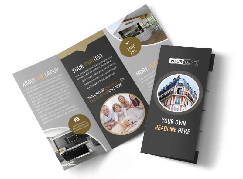 Family Friendly Apartments Brochure Template