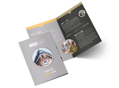 Family Friendly Apartments Bi-Fold Brochure Template preview