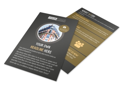 Family Friendly Apartments Flyer Template preview
