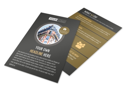 Family Friendly Apartments Flyer Template preview