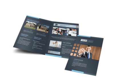 Your Next Real Estate Agent Bi-Fold Brochure Template preview