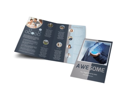 Real Estate Sales Experts Bi-Fold Brochure Template preview