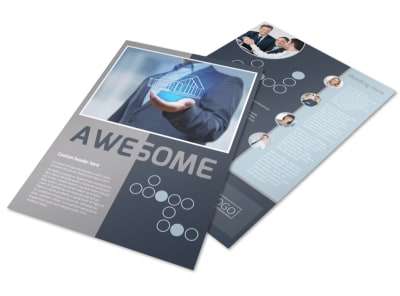 Real Estate Sales Experts Flyer Template preview