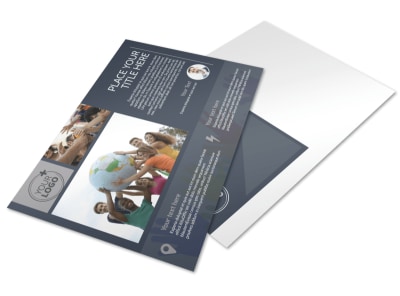 Church Outreach Program Postcard Template preview