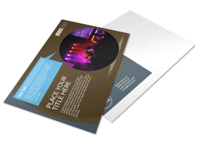 Christian Events & Conferences Postcard Template preview