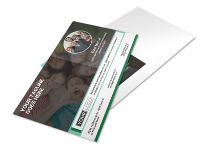 Church Fellowship Postcard Template preview