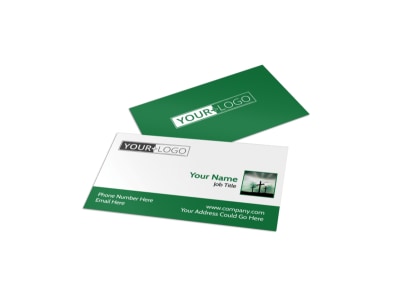 Inspiration Bible Camp Business Card Template preview